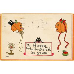 Antique / Vintage Postcard Halloween