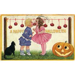 Antique / Vintage Postcard Halloween