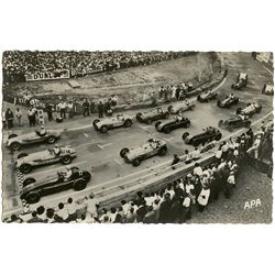 Antique / Vintage Photo PC Grand Prix D'Albi Racing