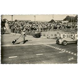 Antique / Vintage Photo PC Grand Prix D'Albi Racing