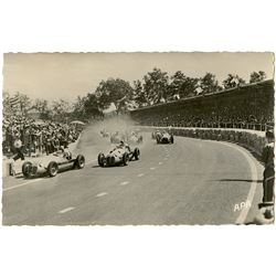 Antique / Vintage Photo PC Grand Prix D'Albi Racing