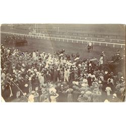 Antique / Vintage Rare Postcard India Horse Racing