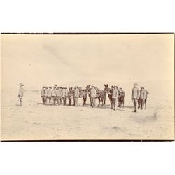 Antique / Vintage Rare Postcard India Military