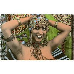 Antique / Vintage Postcard Morocco Nude