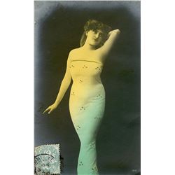 Antique / Vintage Postcard French Art Nouveau 1900s