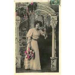 Antique  Rare Postcard Art Nouveau / Deco