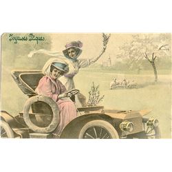 Antique  Rare Postcard Art Nouveau / Deco