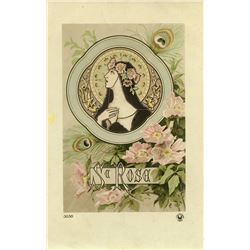 Antique  Rare Postcard Art Nouveau / Deco