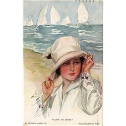 Antique  Rare Postcard Art Nouveau / Deco