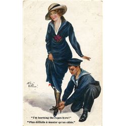 Antique  Rare Postcard Art Nouveau / Deco