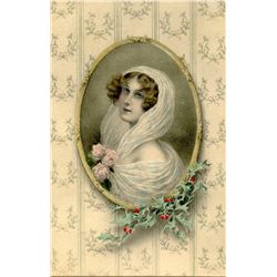 Antique  Rare Postcard Art Nouveau / Deco