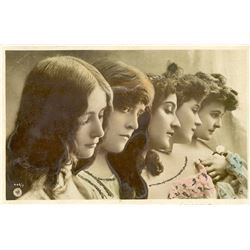 Antique  Rare Postcard Art Nouveau / Deco