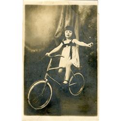 Antique French Postcard Circus Actors