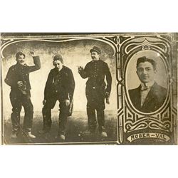 Antique French Postcard Circus Actors