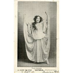 Antique French Postcard Circus Actors