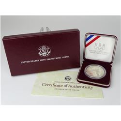 1988 U.S. OLYMPICS SILVER PROOF DOLLAR