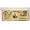 Image 1 : 1864 CONFEDERATE $50 NOTE