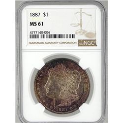 1887 MORGAN SILVER DOLLAR