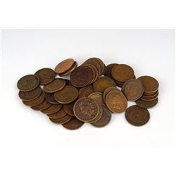 50 U.S. INDIAN HEAD CENTS