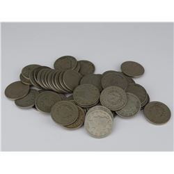 50 U.S. LIBERTY V-NICKELS