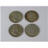 Image 1 : LOT OF 4 1963 FRANKLIN HALF DOLLARS