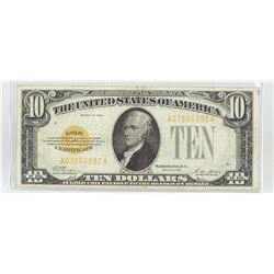 1928 U.S. $10 GOLD CERTIFICATE
