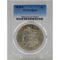 1878-S MORGAN SILVER DOLLAR