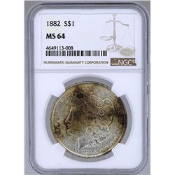 1882 MORGAN SILVER DOLLAR