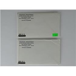 PAIR - 1969 U.S. UNCIRCULATED SETS