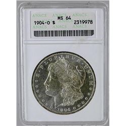1904-O MORGAN SILVER DOLLAR