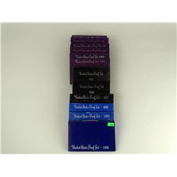 12 DIFFERENT U.S. PROOF SETS