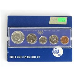 TRIO OF 1967 U.S. SMS SET