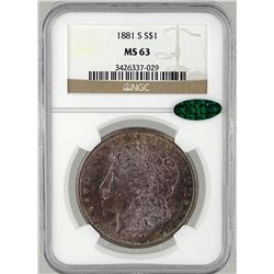 1881-S MORGAN SILVER DOLLAR