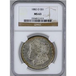 1882-O MORGAN SILVER DOLLAR