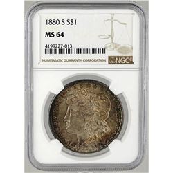 1880-S MORGAN SILVER DOLLAR