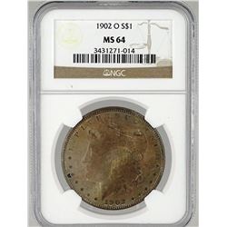 1902-O MORGAN SILVER DOLLAR