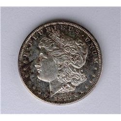 1878-S MORGAN SILVER DOLLAR - BU