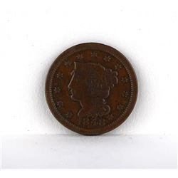 1848 U.S. LARGE COPPER CENT
