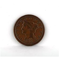 1848 U.S. LARGE COPPER CENT