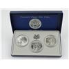 Image 1 : 1983 OLYMPICS THREE-COIN  SILVER DOLLARS