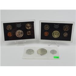 TRIO OF U.S. SILVER PROOF SETS