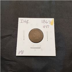 1869 Indian Head Cent