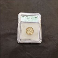 1943/2 Jefferson Nickel