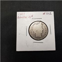 1909 Barber Quarter