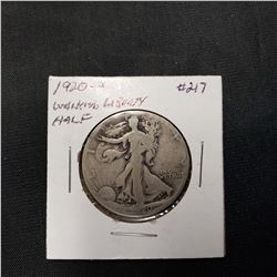 1920 S Walking Liberty Head Half