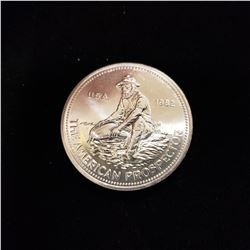 1982 1Oz Silver Engelhard American Prospector