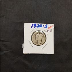 1920-S Mercury Dime