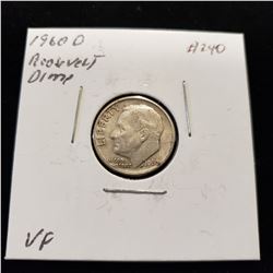 1960 D Roosevelt Dime