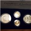 Image 3 : 1987 US Constitutional Gold/Silver 4 Coin Proof Set