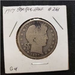 1907 Barber Half